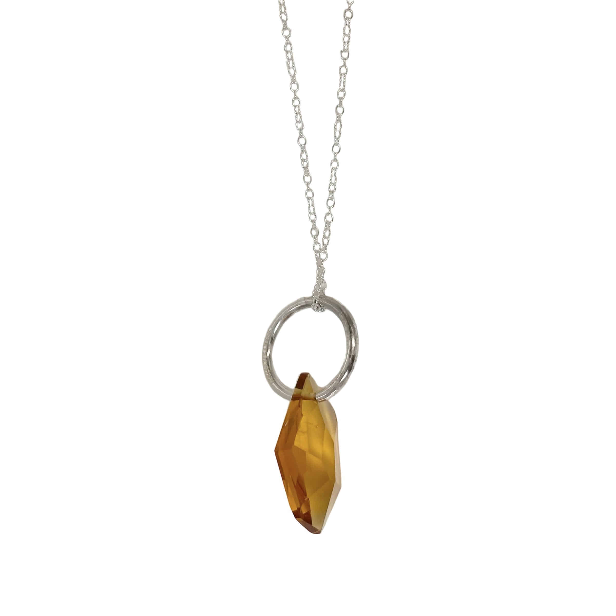 citrine rong necklace