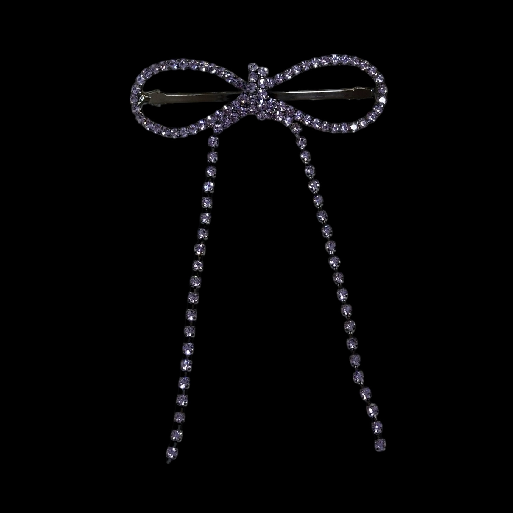 big ribbon pin Violet